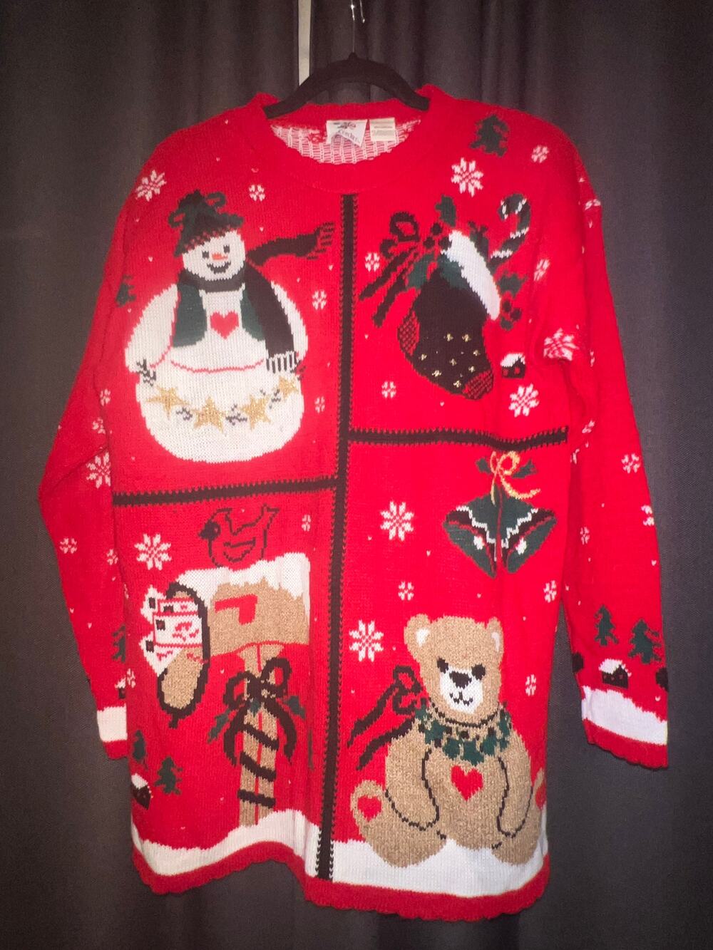 Ugly Christmas Sweater Xmas Size Medium Vintage